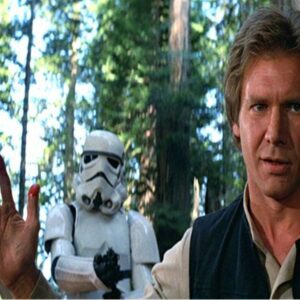 Signed Photo Print - Han Solo Close-Up